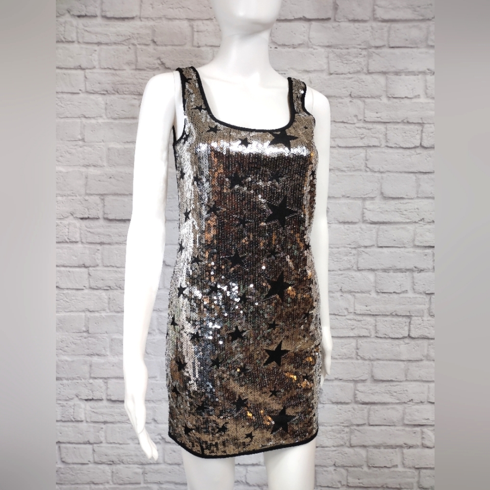Sequin Star Mini Dress